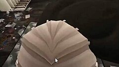 blonde slut deepthroats cock in roblox condo passionately