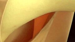 Voyeur peeps asian babe's side boob and small nipples outdoors