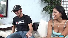 brunette big tits roughly fucked doggystyle deepthroat