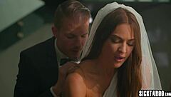 naughty bride gizelle blanco's big ass pounded hard sloppy deepthroat