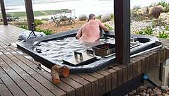 early morning, can't resist milf's juicy interracial pussy orgasm drip?