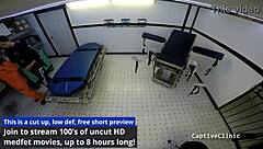 sheila daniels gives kinky nurse treatment with handcuffs and latex