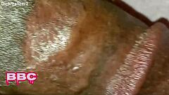 Provocative BBC monster cock dances wildly