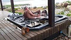 early morning, can't resist milf's juicy interracial pussy orgasm drip?