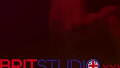 Nurse greene kneels at gloryhole sucking stranger's throbbing cock hungrily