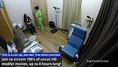 sheila daniels gives kinky nurse treatment with handcuffs and latex