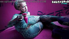 Tattooed Skinny Solo Girl Stretches Gaping Asshole With Fisting Toys Plugs