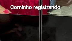 brazilian brunette cuckold takes new stud workout fuck