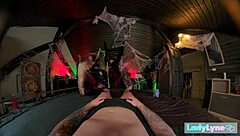 Three Halloween Witches Ride Cocks Hocus Pocus Orgy