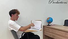 Classmate Seduces Student for Wild Classroom Fuck!