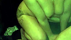 Plump Hooker Teases Tits Before Swallowing Public Load