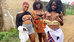 ebony lesbians wanna lick pussy first time?