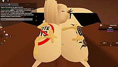 roblox babe rides bbc bent over deepthroat creampie rough