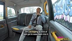 Busty ebony fake taxi driver pounds huge ass passenger hardcore doggystyle cum!