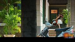 tamanna flaunts legs in shorts