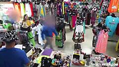 i sucked officer mike's cock and flashed my perky tits free