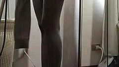 husband rips wife's miniskirt for rough pussy pounding