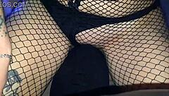 dominatrix nika smothers slave's face for deep tongue pussy worship