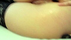 close up anal fisting stretches shaved brunette ass amateur