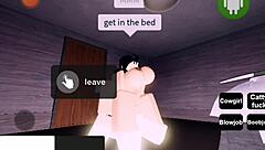big tits babe rides monster cock in roblox sex frenzy