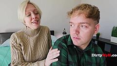 Blonde milf's huge ass big tits demand hardcore pounding now!