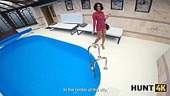 brazilian beauty's deepthroat skills nailed in villa pickup fuck