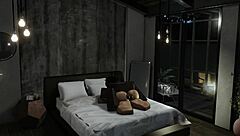 Whore's throat and holes wrecked by massive bbc deepthroat