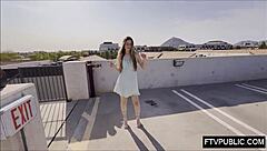 hey watch this hot public anal solo flashing adventure