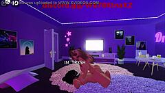 bouncing on 10-inch emo cock creampie