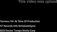 Stefania Mafra's latex nurse fetish tickles patient in hospital