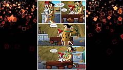 Flinstones romp around the kitchen