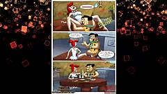 Flinstones romp around the kitchen