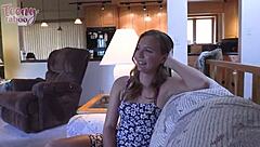 stella sedona, nasty college slut begs seth's cum in womb?