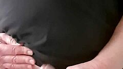 old man chris rips clothes off strippin with dirty talk