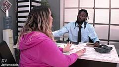 Chubby shoplifter rose lareine caught bent over fucked hard