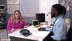 Chubby shoplifter rose lareine caught bent over fucked hard