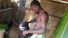 big cock cums on curvy mommy's fat ass