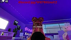 bouncing on 10-inch emo cock creampie