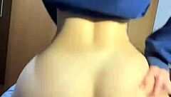 best big ass college girl's reverse cowgirl ride ever!