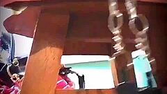 watch these huge pink pussy lips stretch and dangle with weights