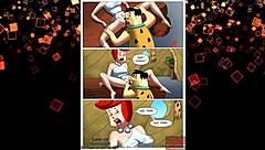 Flinstones romp around the kitchen