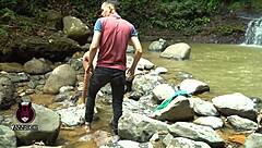 caught fucking stranger waterfall beach public everyone watches us cum