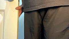 Gym girl's perfect ass gets cum-covered free use in bathroom