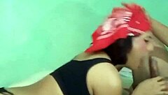 Petite Girlfriend Squeezes Cock Until Explosive Milk Release