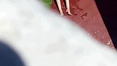 Argentinian neighbors sunbathing bikinis spied on terrace!