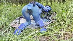 monika fox's huge prolapse dildo anal pussy fuck squirts wildly