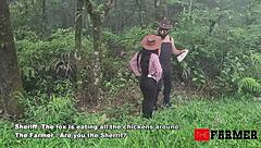 hey farmer the sexy latina sheriff in uniform is here for some fun