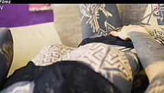 tattooed couple HARD FUCK anal sloppy blowjob rough!