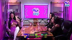 oh man, that brunette sucked the newbie's tits so good...