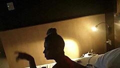 mature tall mistress strips teasing femdom undress power play